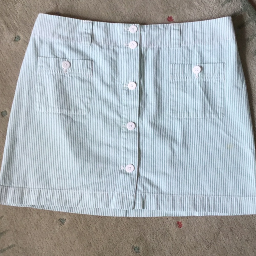 Vineyard Vines green pin stripes skirt SZ10